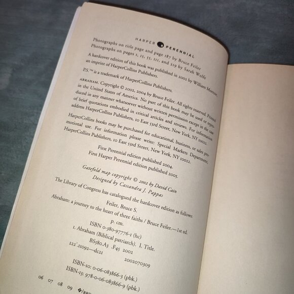 Book Abraham History Bible Bruce Feiler New York Times Bestseller Paperback - Picture 4 of 10